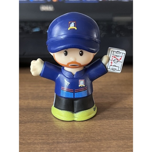 Fisher Price Little People COACH BEARD Ted Lasso Soccer Coach Eng Premier League - Picture 1 of 6